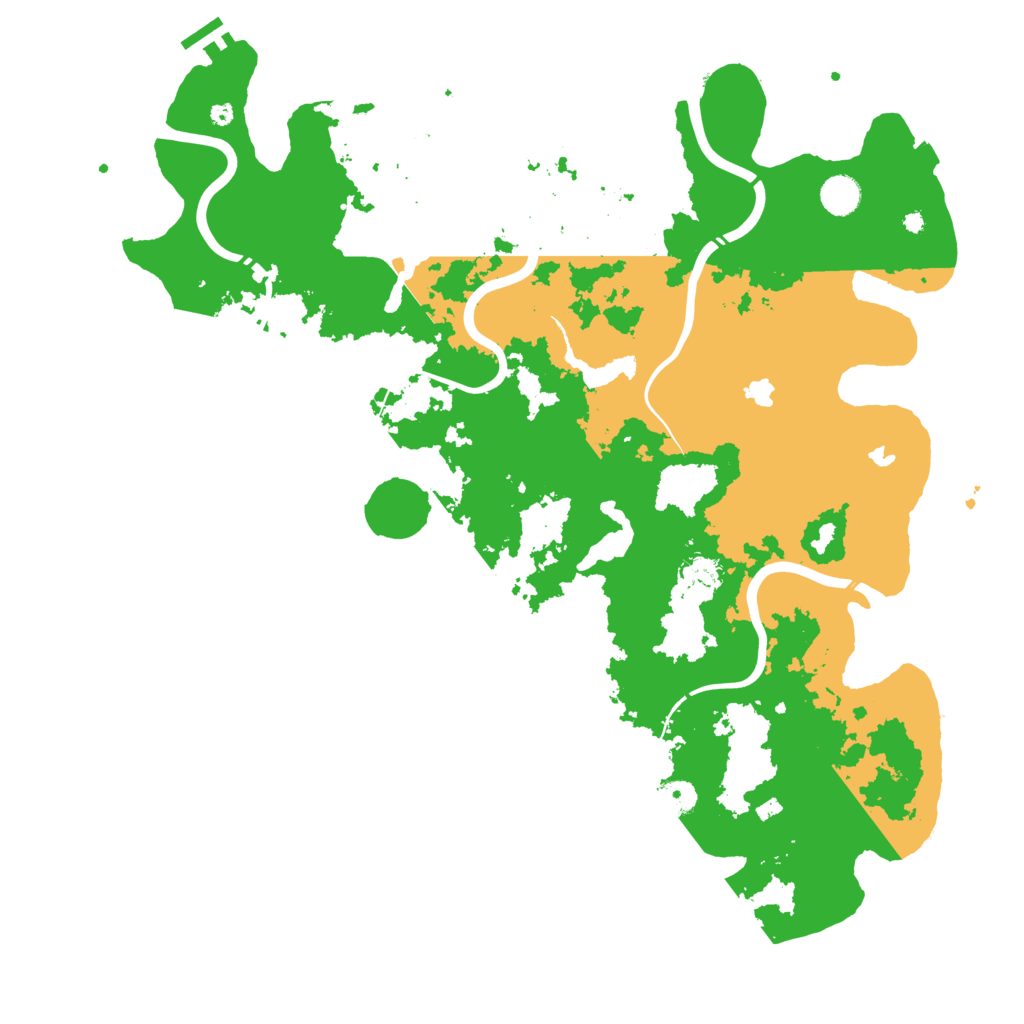 Biome Rust Map: Procedural Map, Size: 4500, Seed: 12255