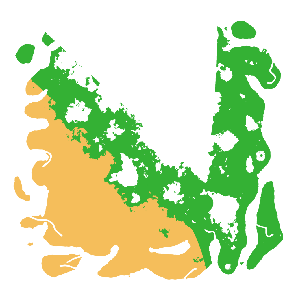 Biome Rust Map: Procedural Map, Size: 4500, Seed: 2024313362