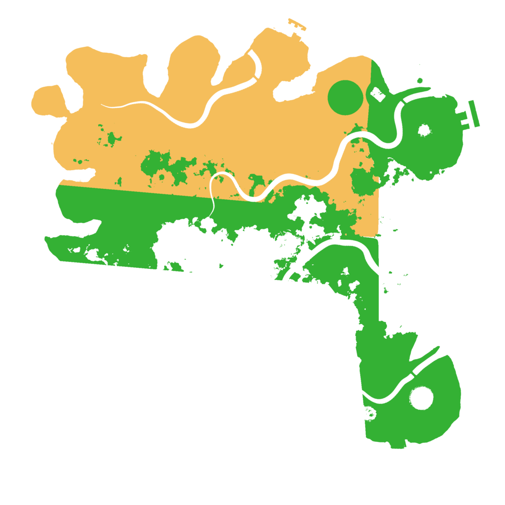 Biome Rust Map: Procedural Map, Size: 3800, Seed: 1290397424