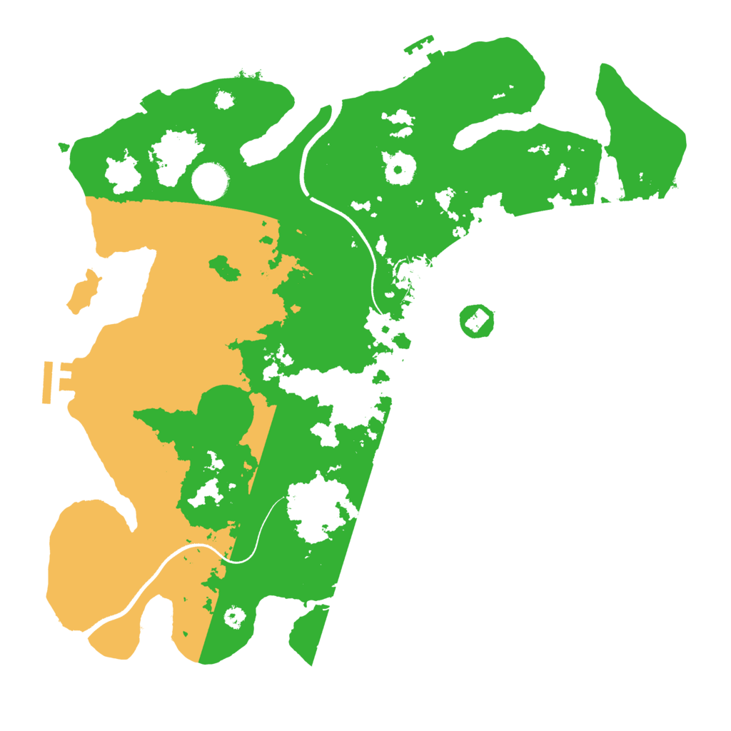 Biome Rust Map: Procedural Map, Size: 3500, Seed: 1966456635