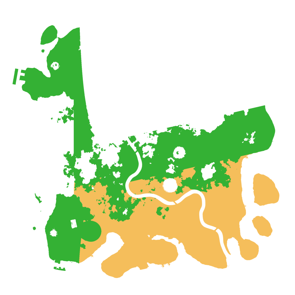 Biome Rust Map: Procedural Map, Size: 3750, Seed: 76132801