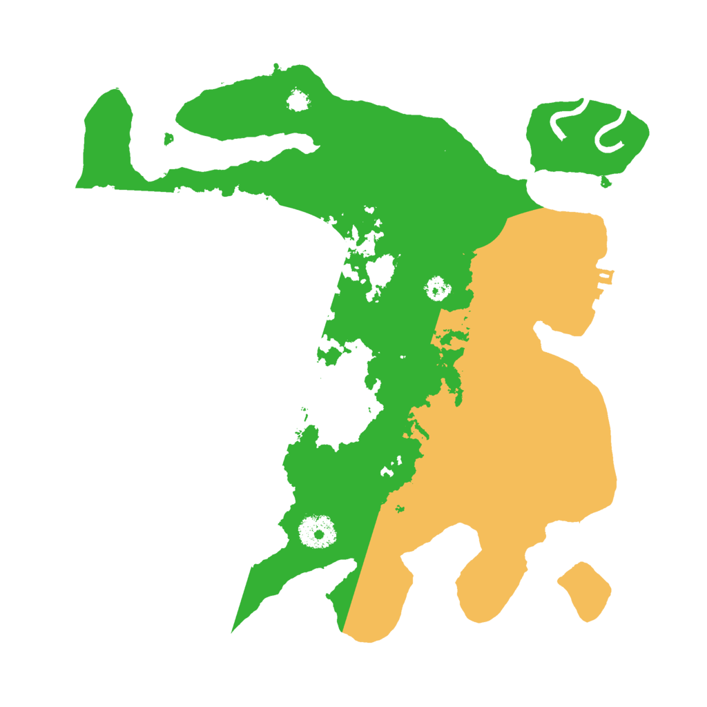 Biome Rust Map: Procedural Map, Size: 3000, Seed: 42131