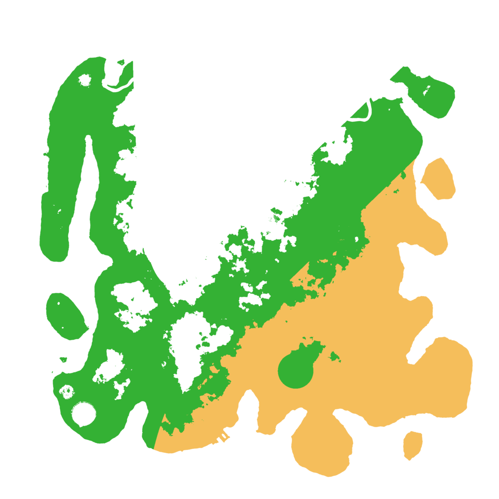 Biome Rust Map: Procedural Map, Size: 3720, Seed: 13923