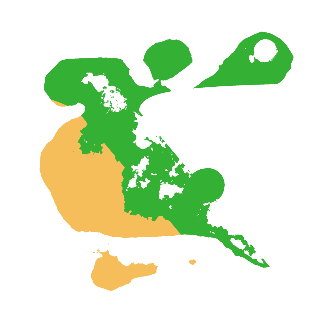 Biome Rust Map: Barren, Size: 2500, Seed: 7124343