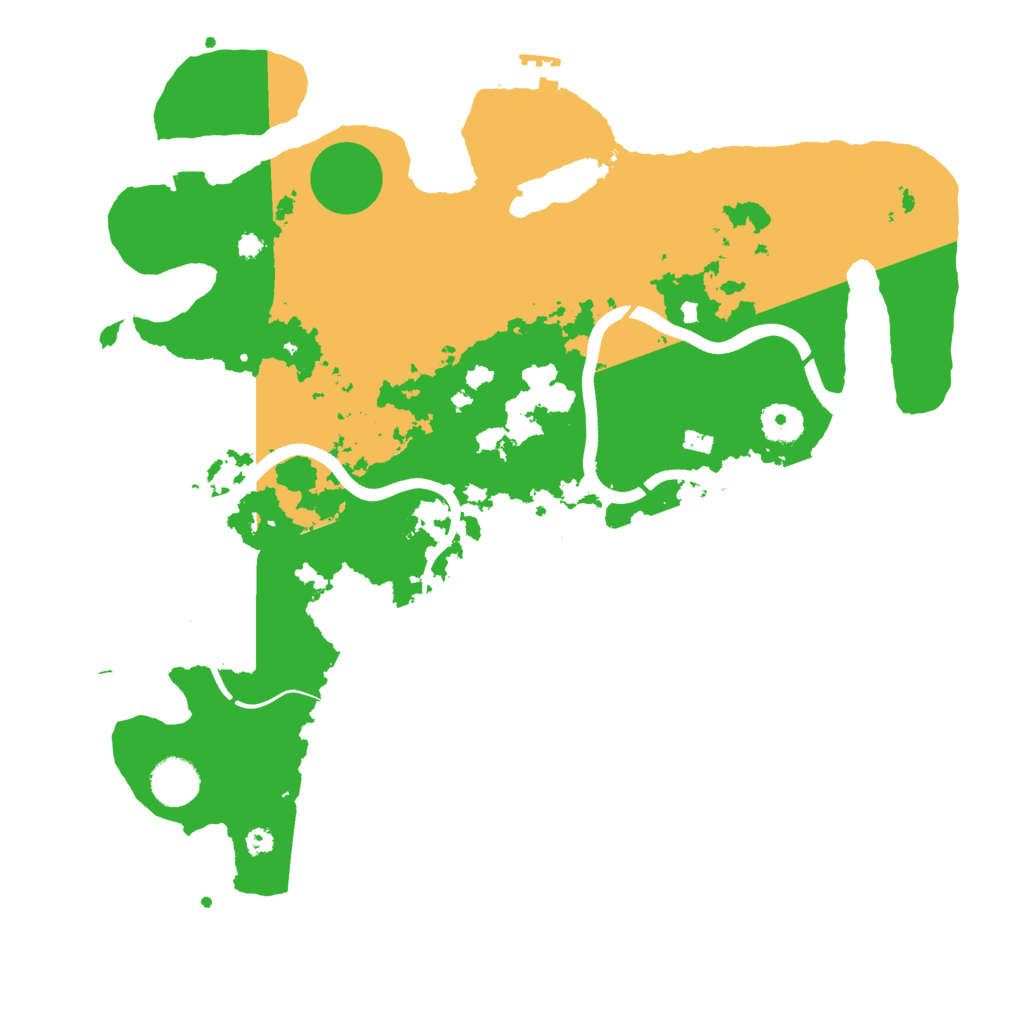 Biome Rust Map: Procedural Map, Size: 3750, Seed: 51169246