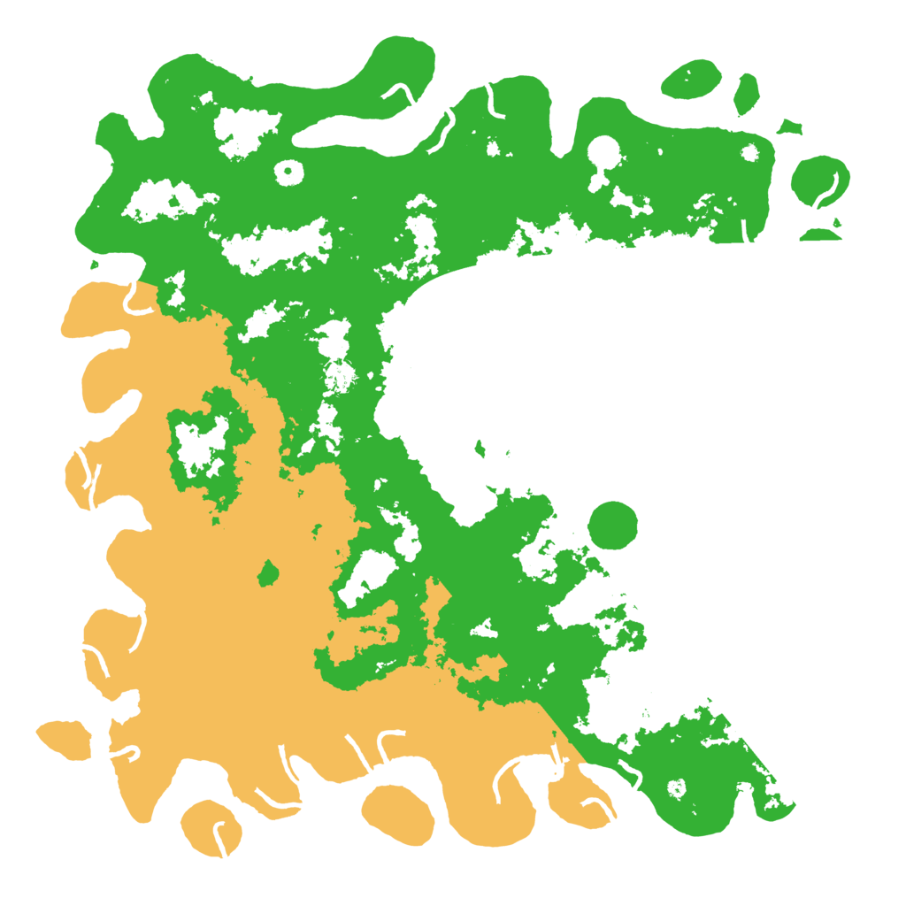 Biome Rust Map: Procedural Map, Size: 5000, Seed: 65478