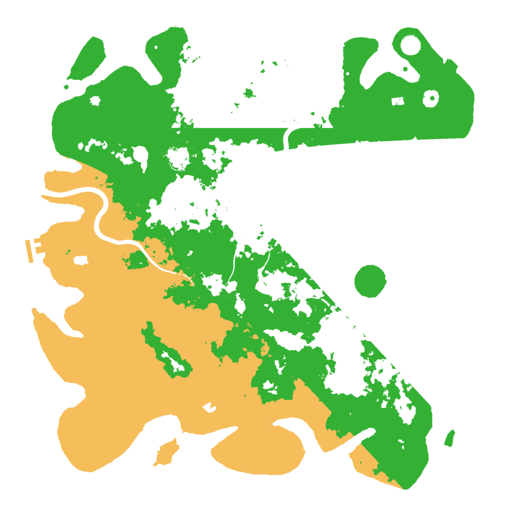 Biome Rust Map: Procedural Map, Size: 4500, Seed: 1568085795