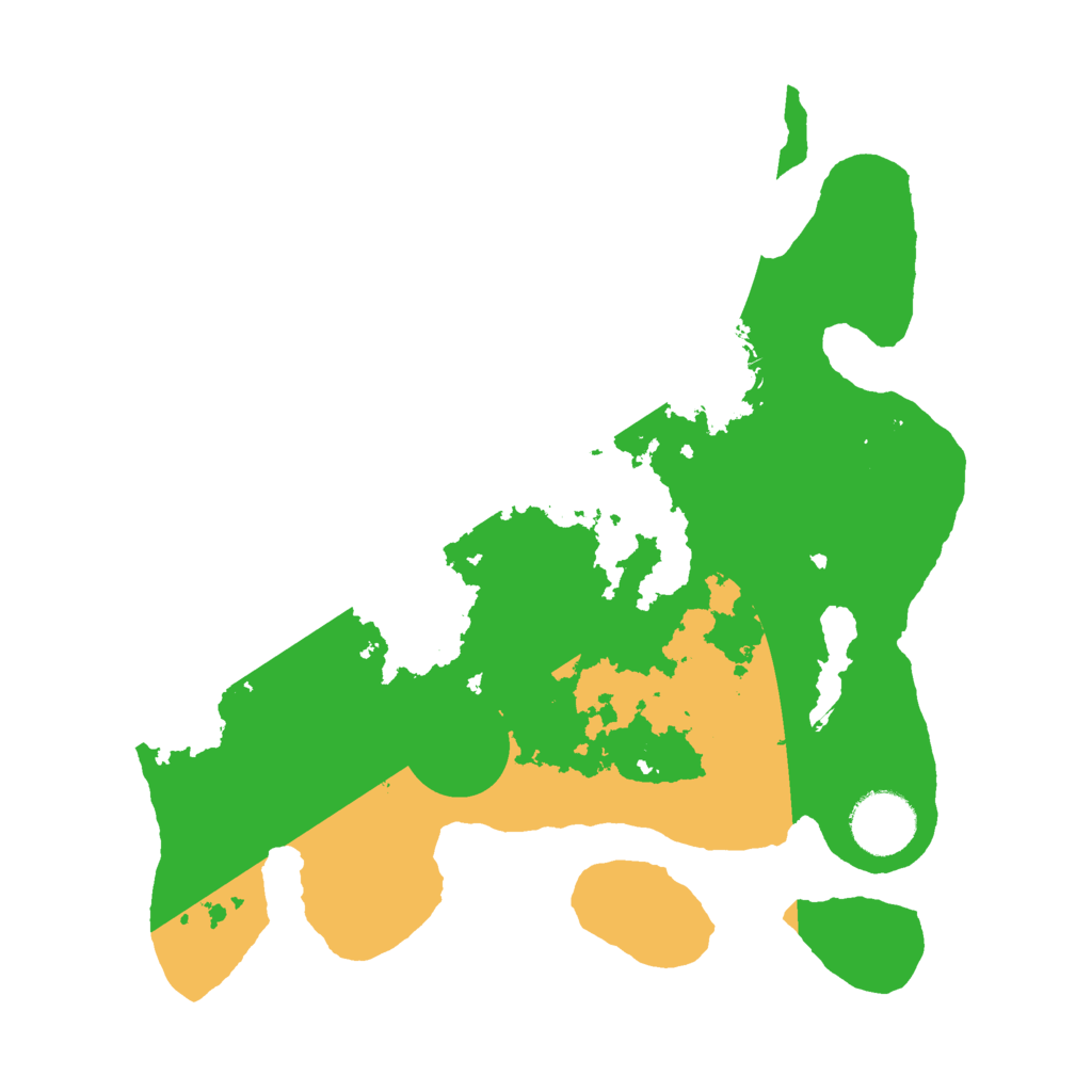 Biome Rust Map: Barren, Size: 3000, Seed: 2025555889