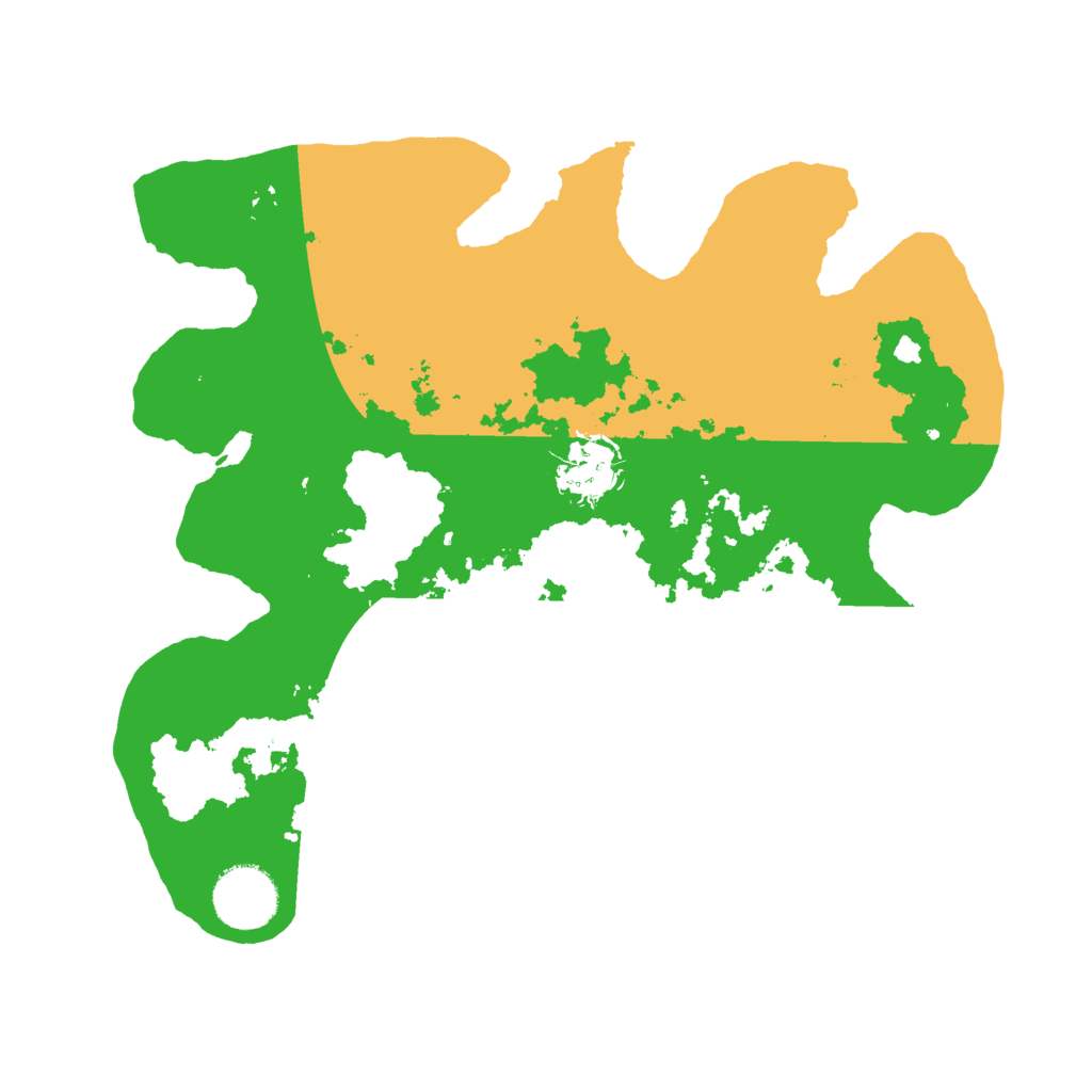 Biome Rust Map: Barren, Size: 3000, Seed: 1618668501