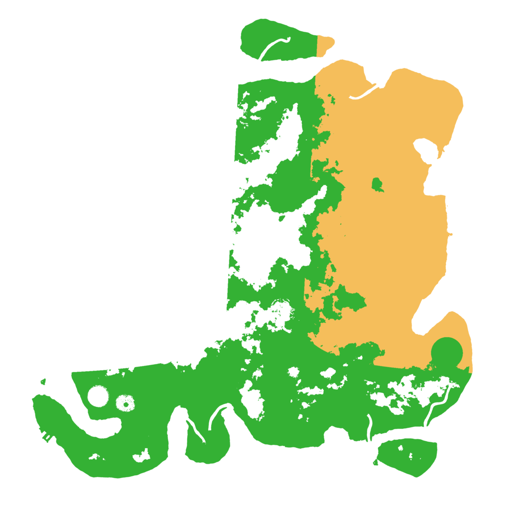 Biome Rust Map: Procedural Map, Size: 4250, Seed: 387121