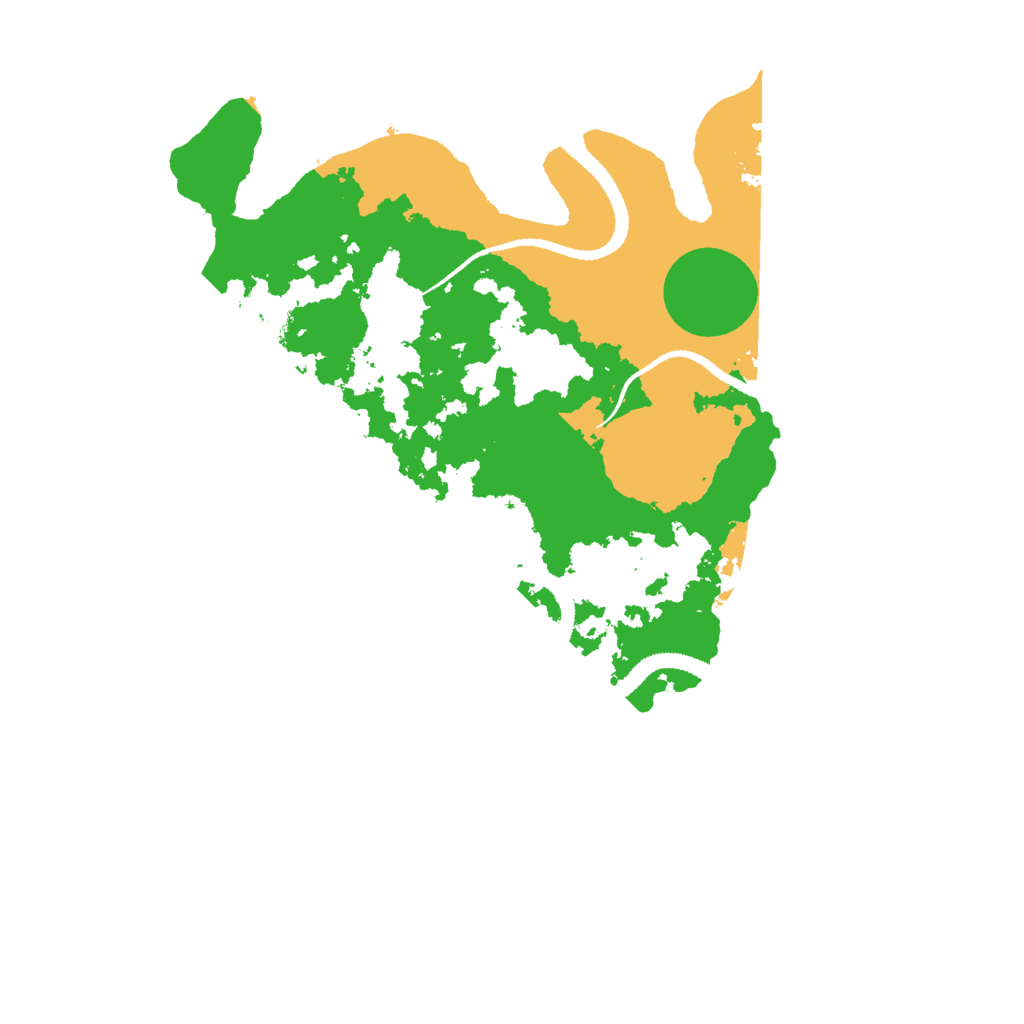 Biome Rust Map: Procedural Map, Size: 3044, Seed: 3181