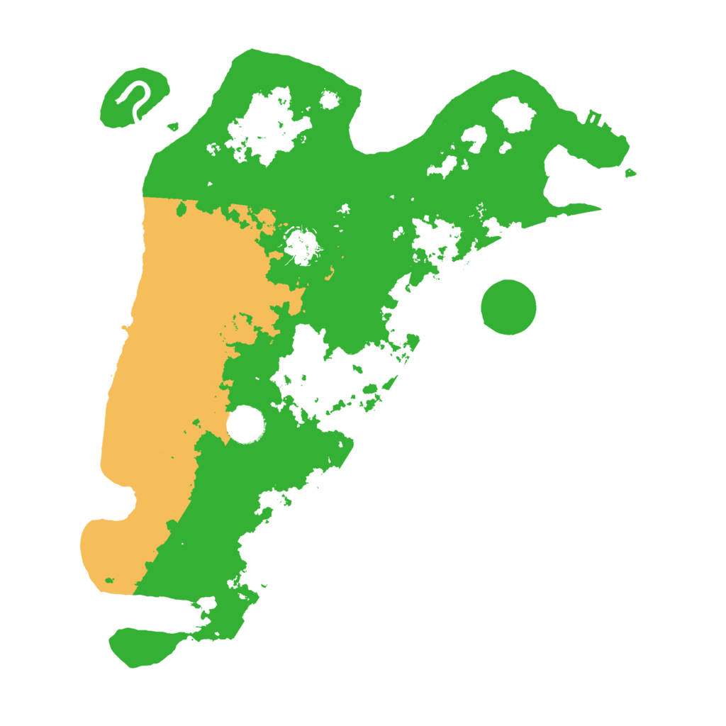 Biome Rust Map: Procedural Map, Size: 3500, Seed: 4642927