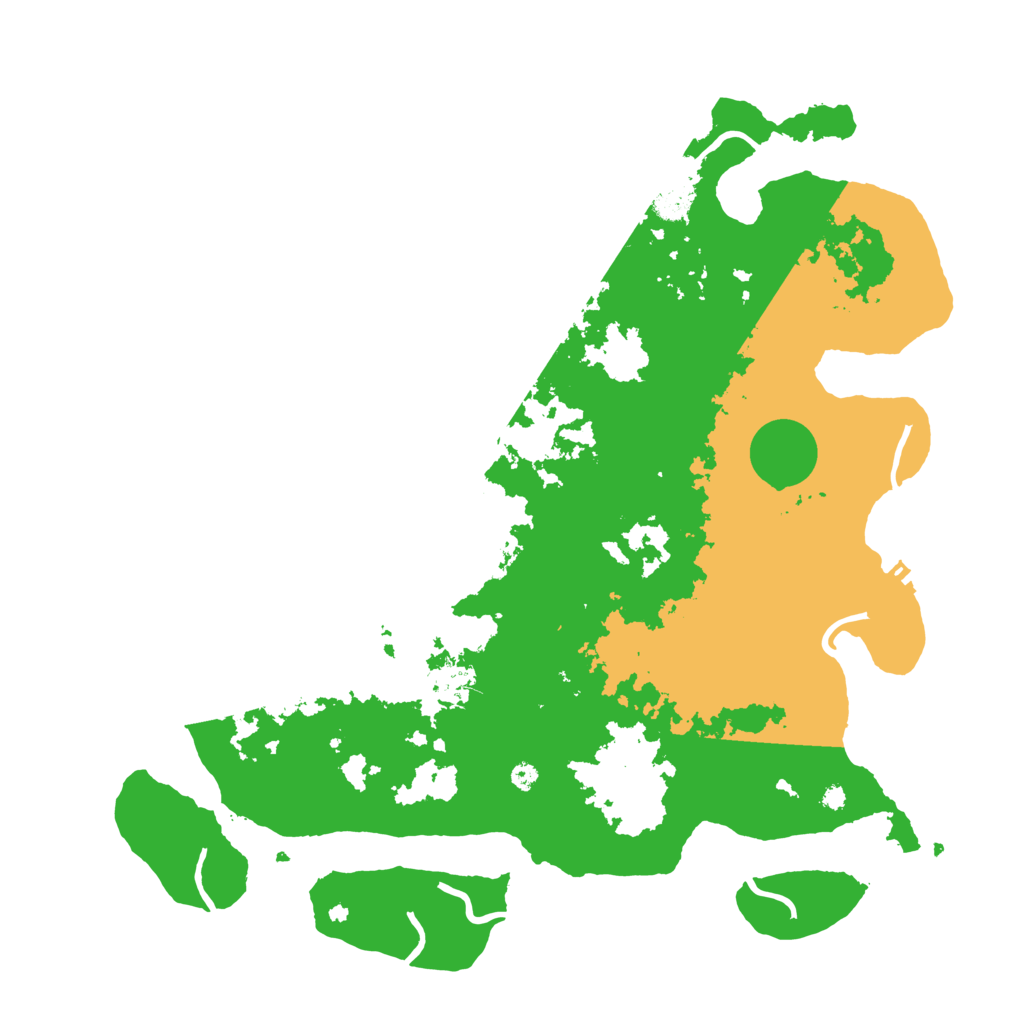 Biome Rust Map: Procedural Map, Size: 4000, Seed: 92738458