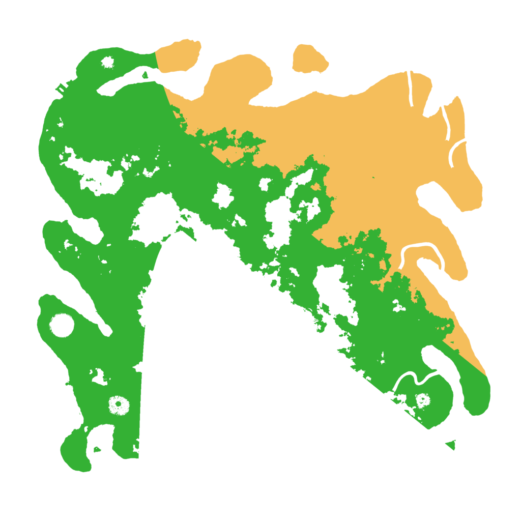 Biome Rust Map: Procedural Map, Size: 3850, Seed: 2077755777