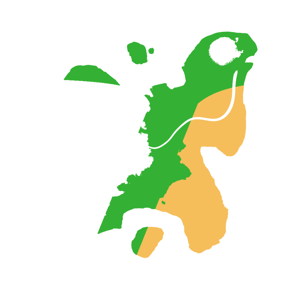 Biome Rust Map: Procedural Map, Size: 1990, Seed: 2011884645