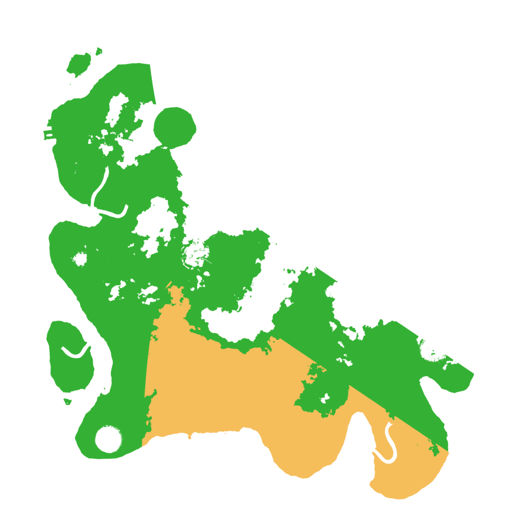 Biome Rust Map: Procedural Map, Size: 3500, Seed: 1326685073