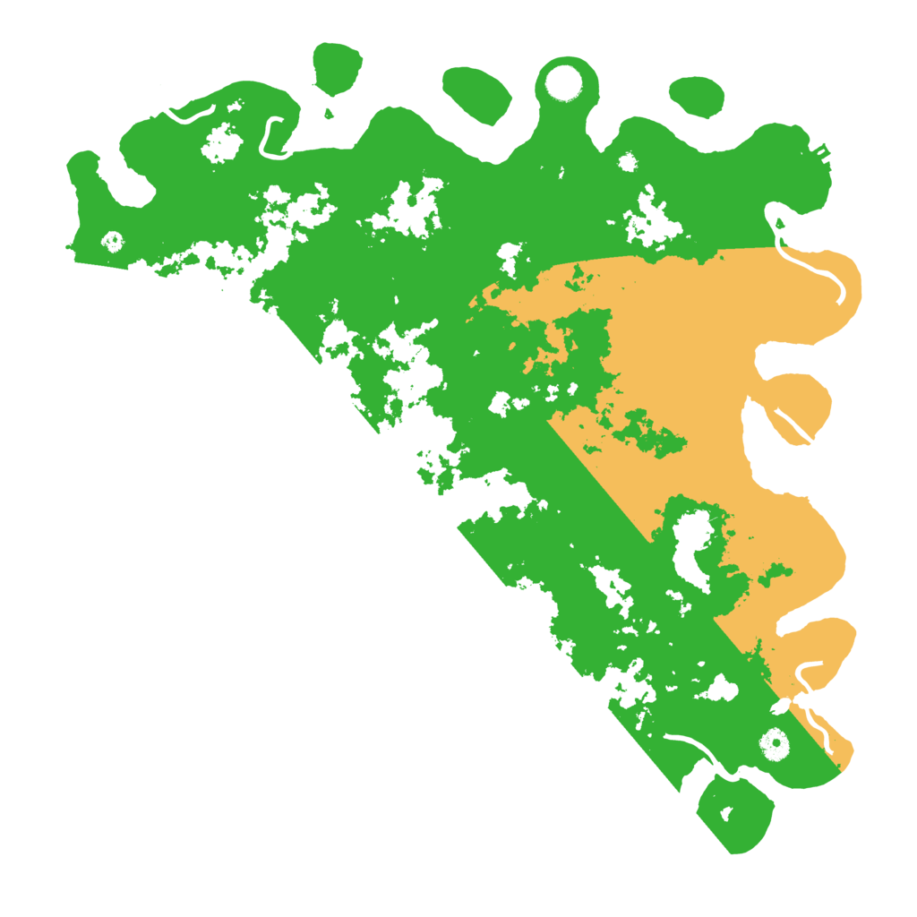 Biome Rust Map: Procedural Map, Size: 4500, Seed: 735