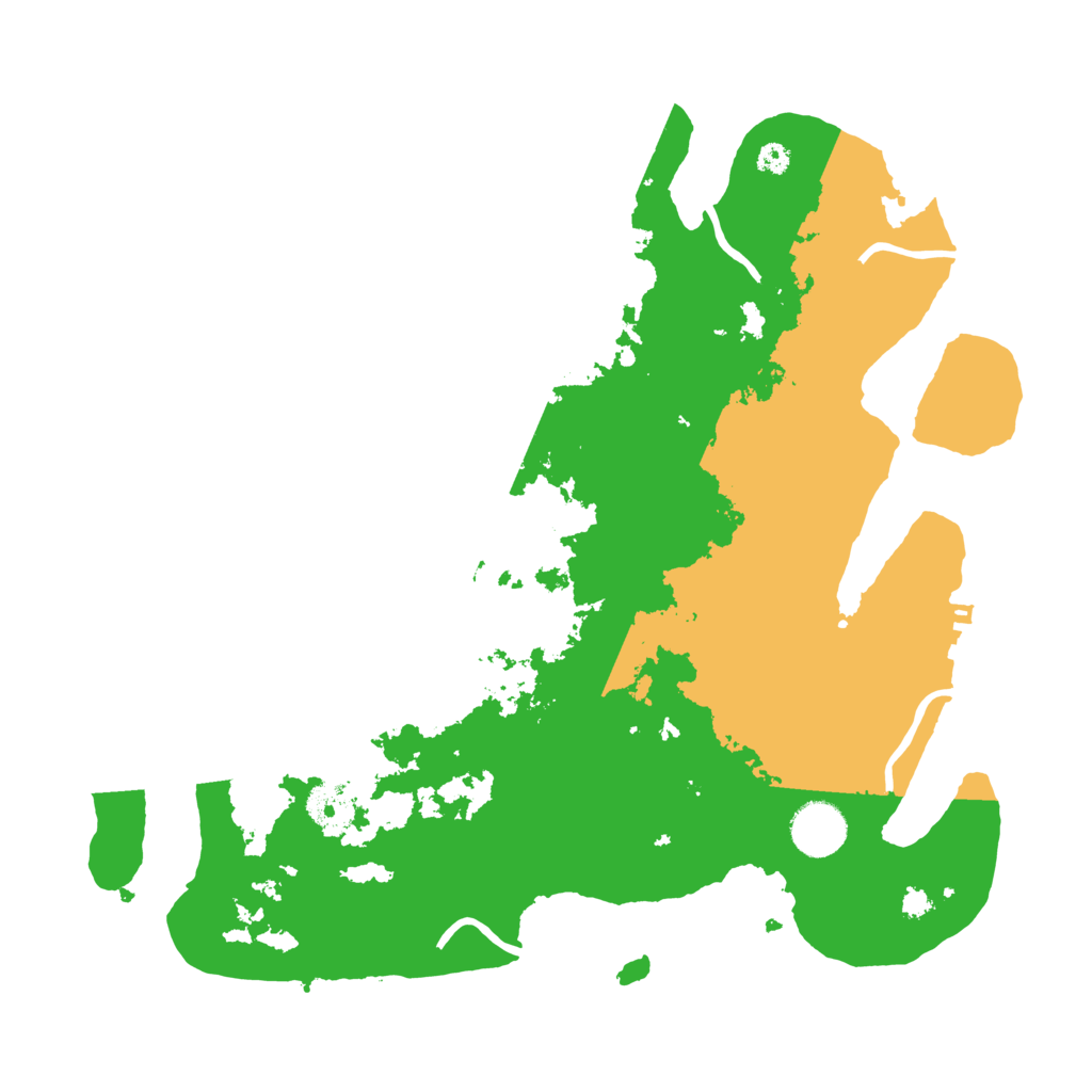 Biome Rust Map: Procedural Map, Size: 3500, Seed: 1266928261