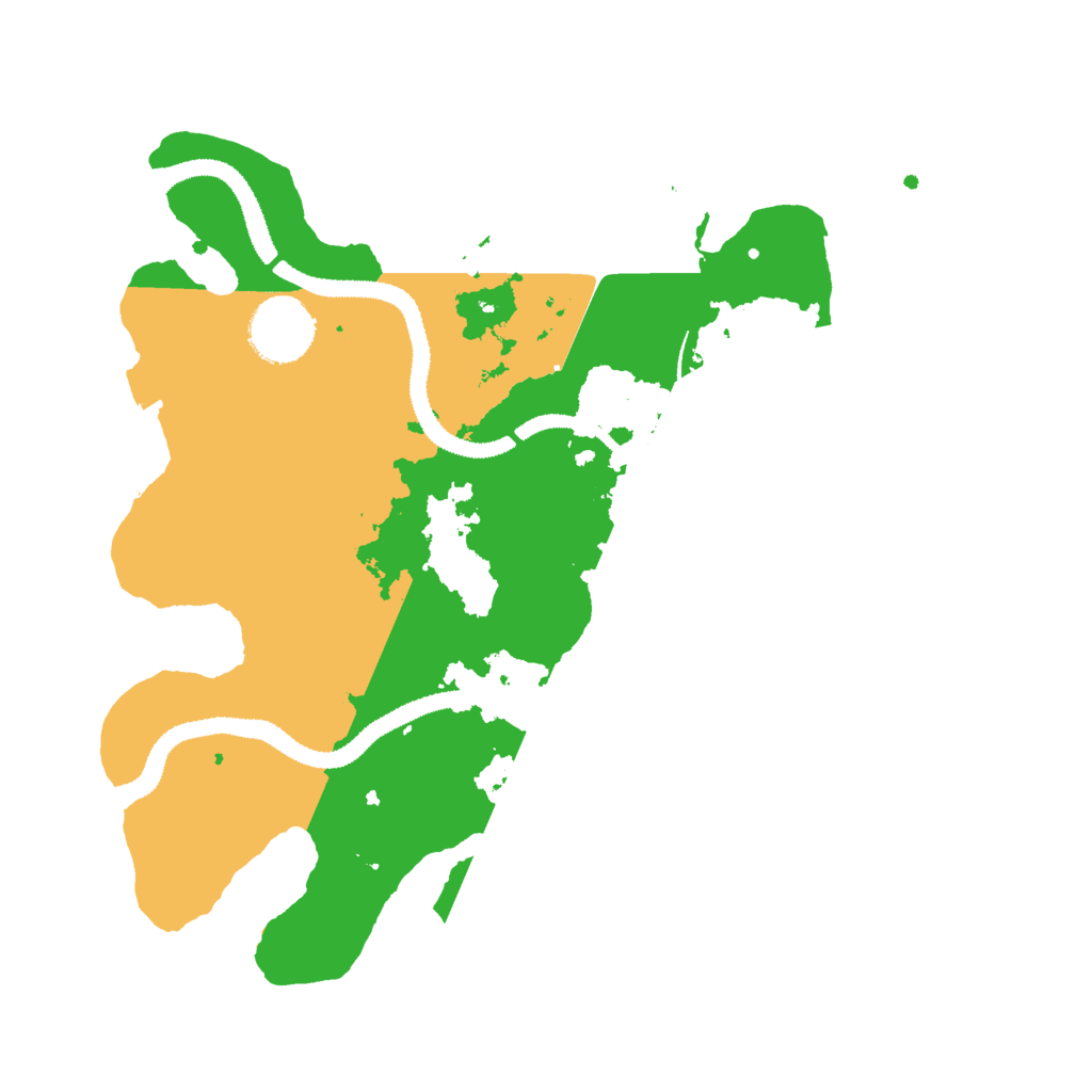 Biome Rust Map: Procedural Map, Size: 3000, Seed: 15515