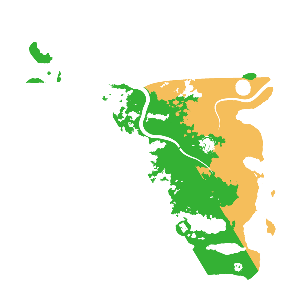 Biome Rust Map: Procedural Map, Size: 3500, Seed: 1655848