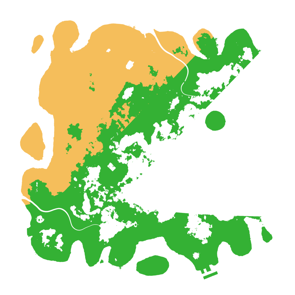 Biome Rust Map: Procedural Map, Size: 4000, Seed: 233545