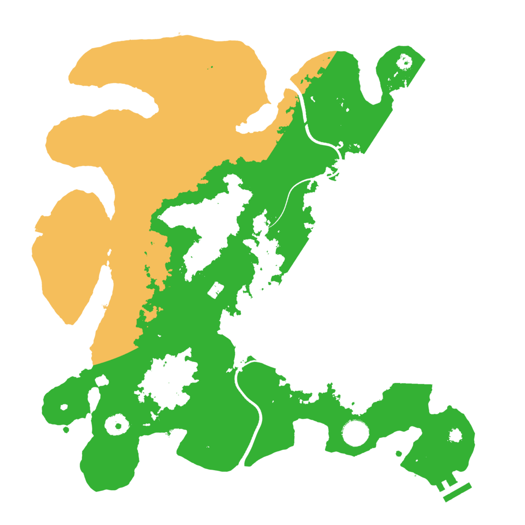 Biome Rust Map: Procedural Map, Size: 3507, Seed: 2827179