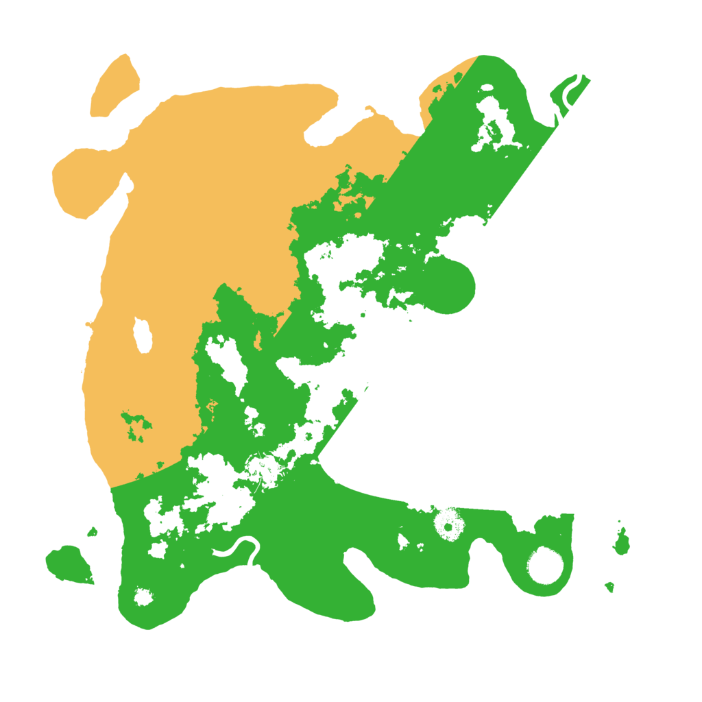 Biome Rust Map: Procedural Map, Size: 3500, Seed: 86745