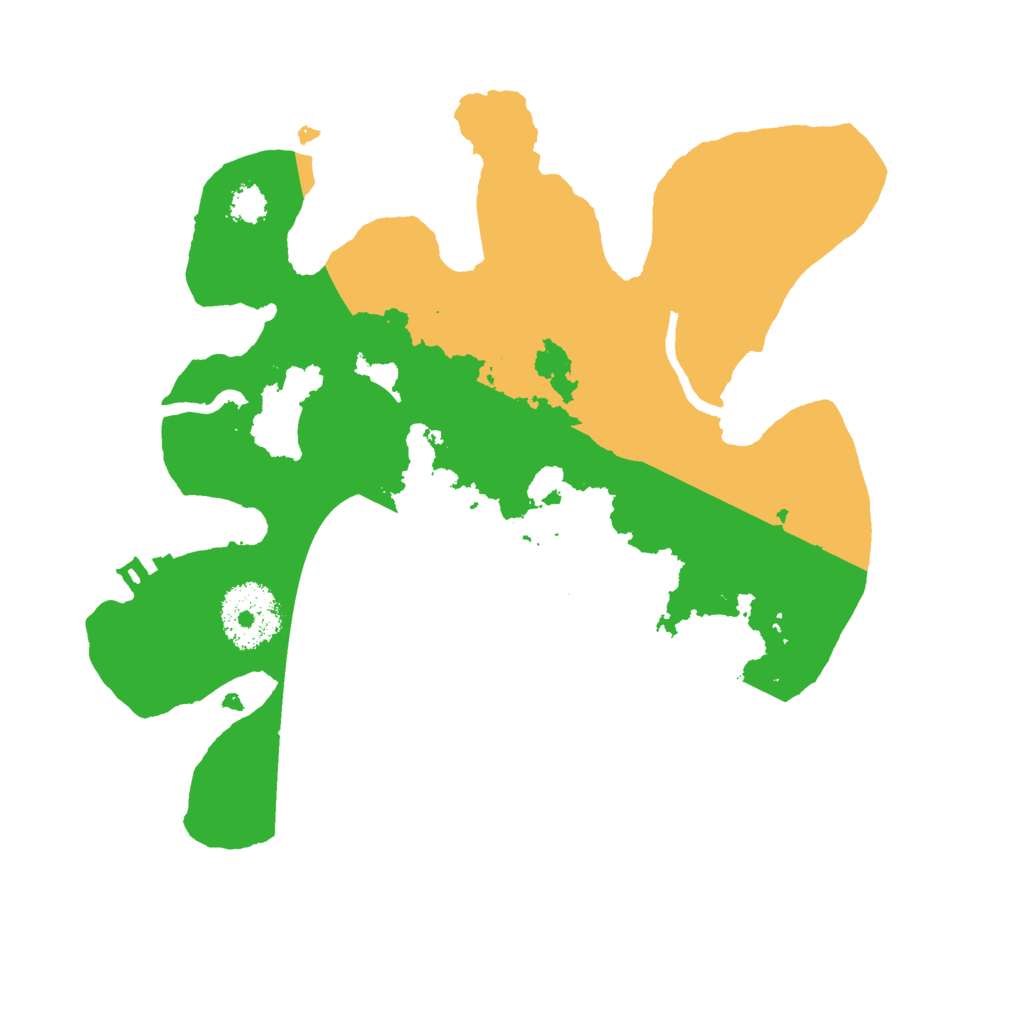 Biome Rust Map: Procedural Map, Size: 2500, Seed: 182