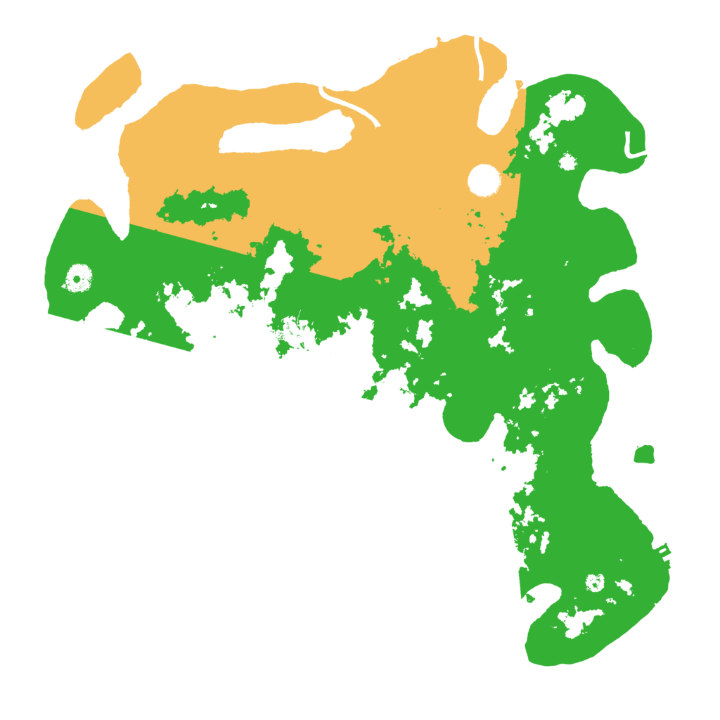 Biome Rust Map: Procedural Map, Size: 3900, Seed: 460778