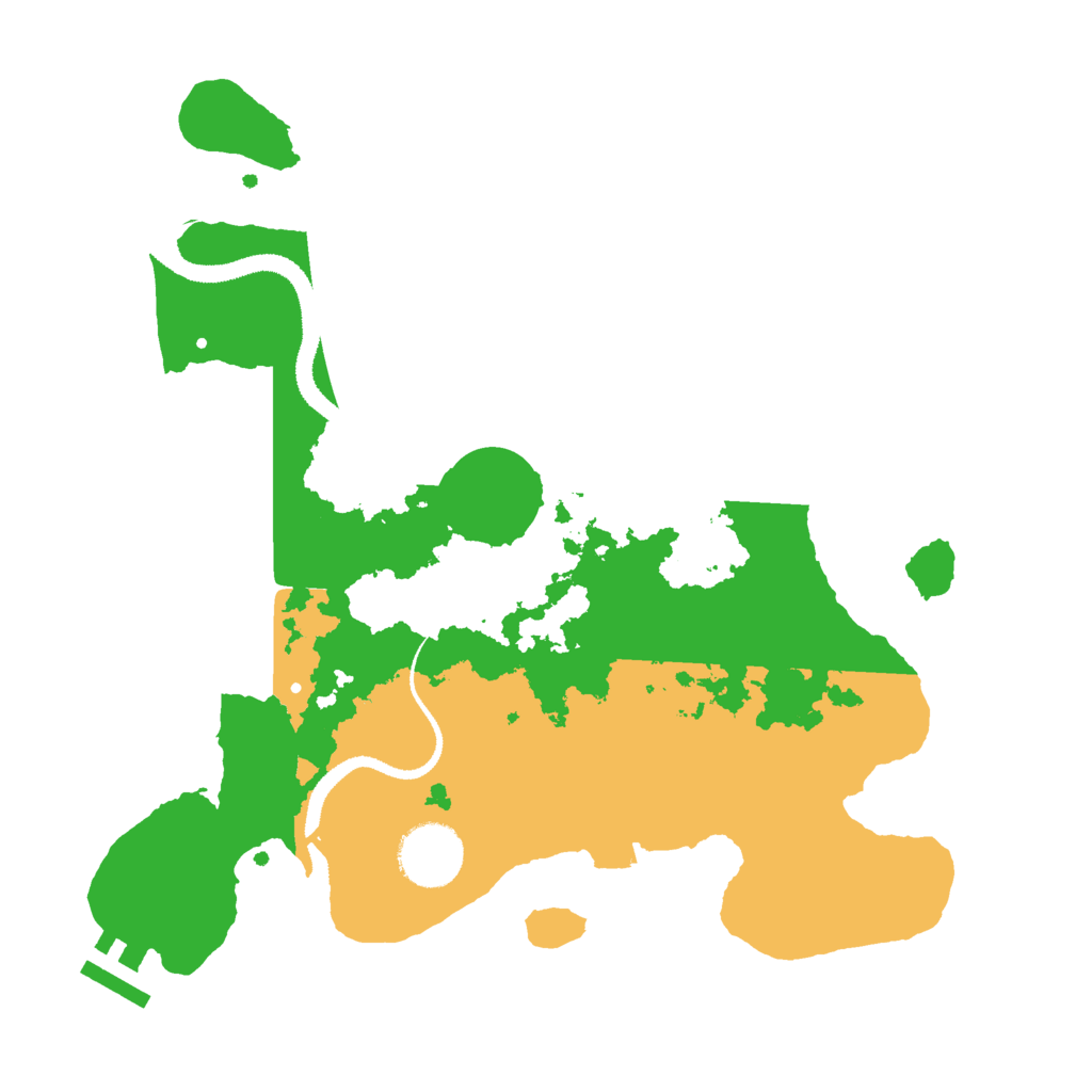 Biome Rust Map: Procedural Map, Size: 3000, Seed: 192162