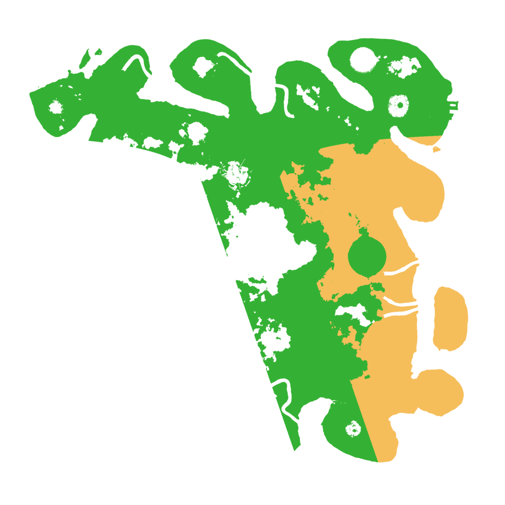 Biome Rust Map: Procedural Map, Size: 3500, Seed: 171326123