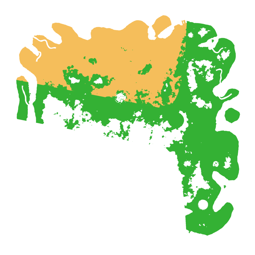 Biome Rust Map: Procedural Map, Size: 4500, Seed: 128103033