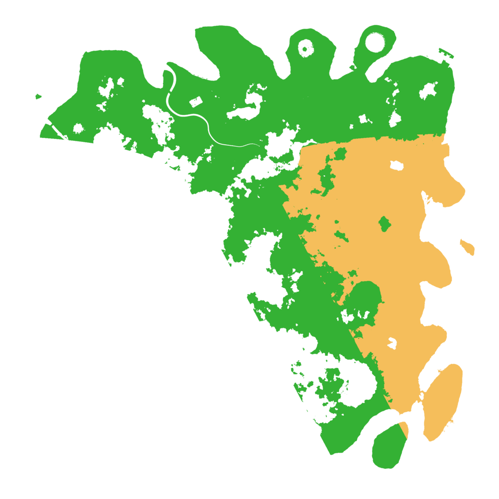 Biome Rust Map: Procedural Map, Size: 4500, Seed: 15723525