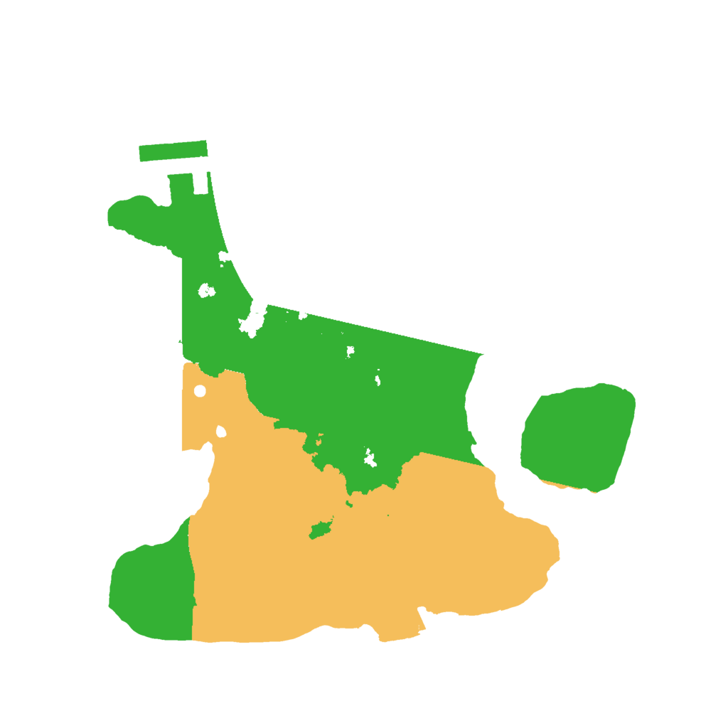 Biome Rust Map: Procedural Map, Size: 1800, Seed: 76667687