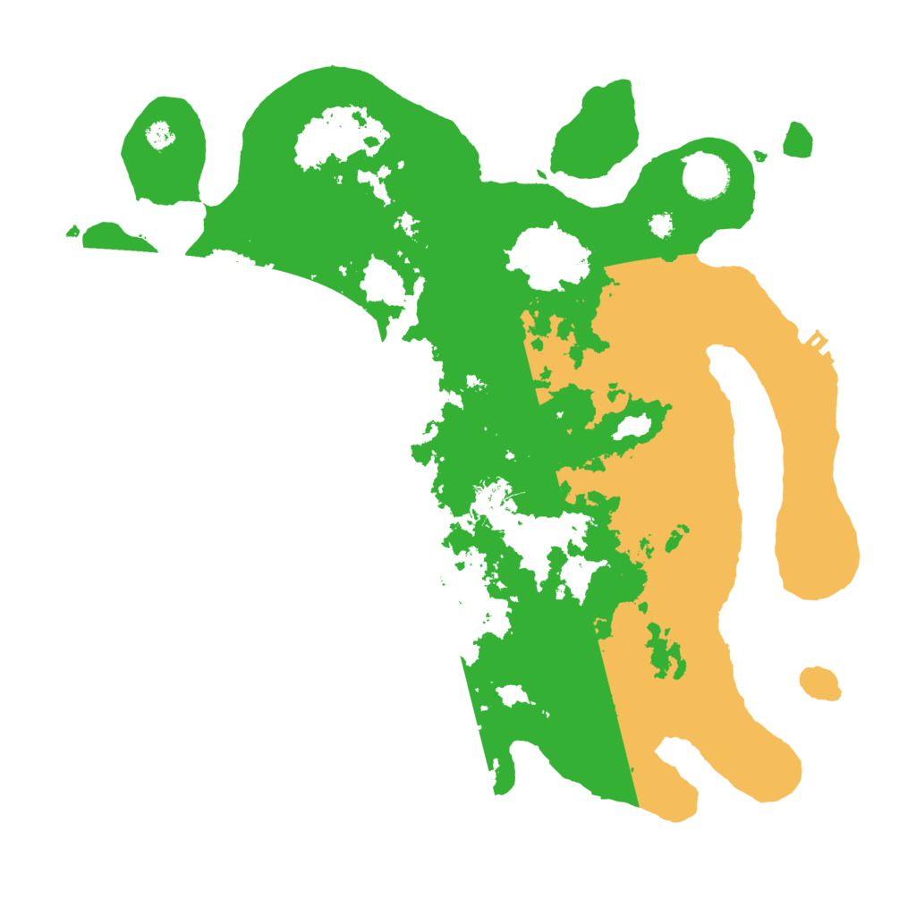 Biome Rust Map: Procedural Map, Size: 3500, Seed: 5478964