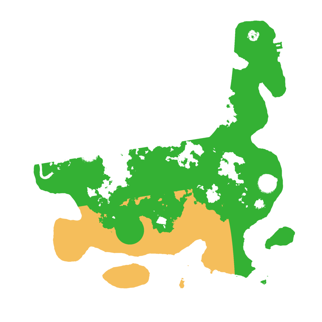 Biome Rust Map: Procedural Map, Size: 3000, Seed: 661877