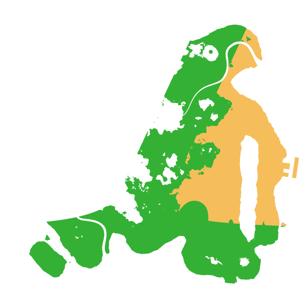 Biome Rust Map: Procedural Map, Size: 3000, Seed: 970326