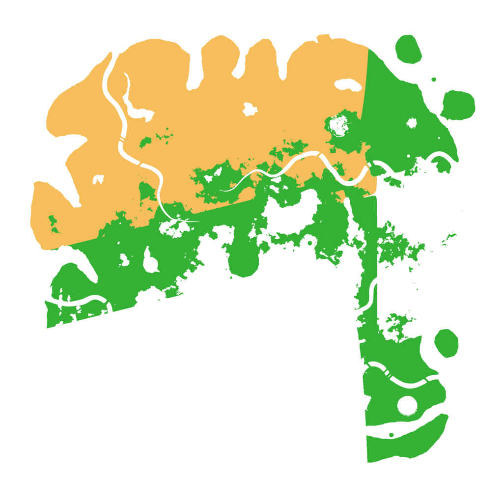 Biome Rust Map: Procedural Map, Size: 4500, Seed: 1048009006