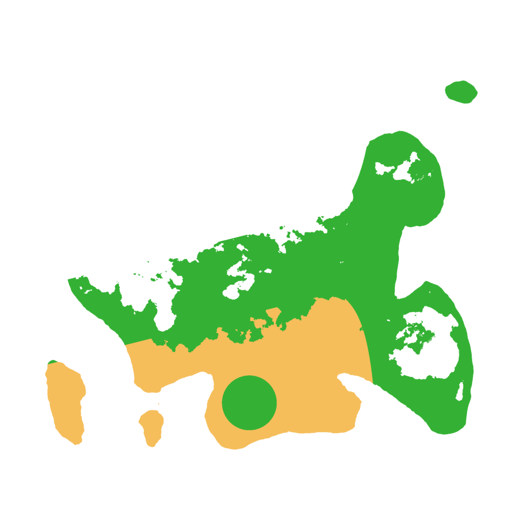 Biome Rust Map: Barren, Size: 2500, Seed: 15623283