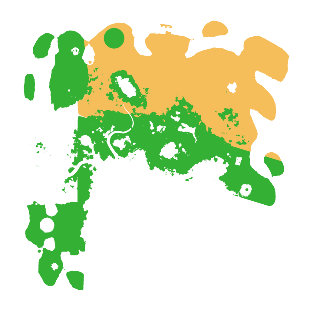 Biome Rust Map: Procedural Map, Size: 4000, Seed: 14063