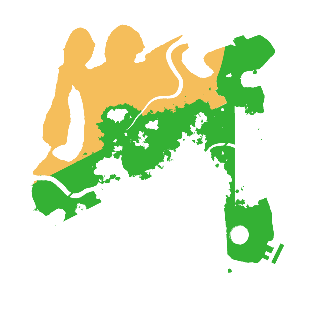 Biome Rust Map: Procedural Map, Size: 3000, Seed: 369812