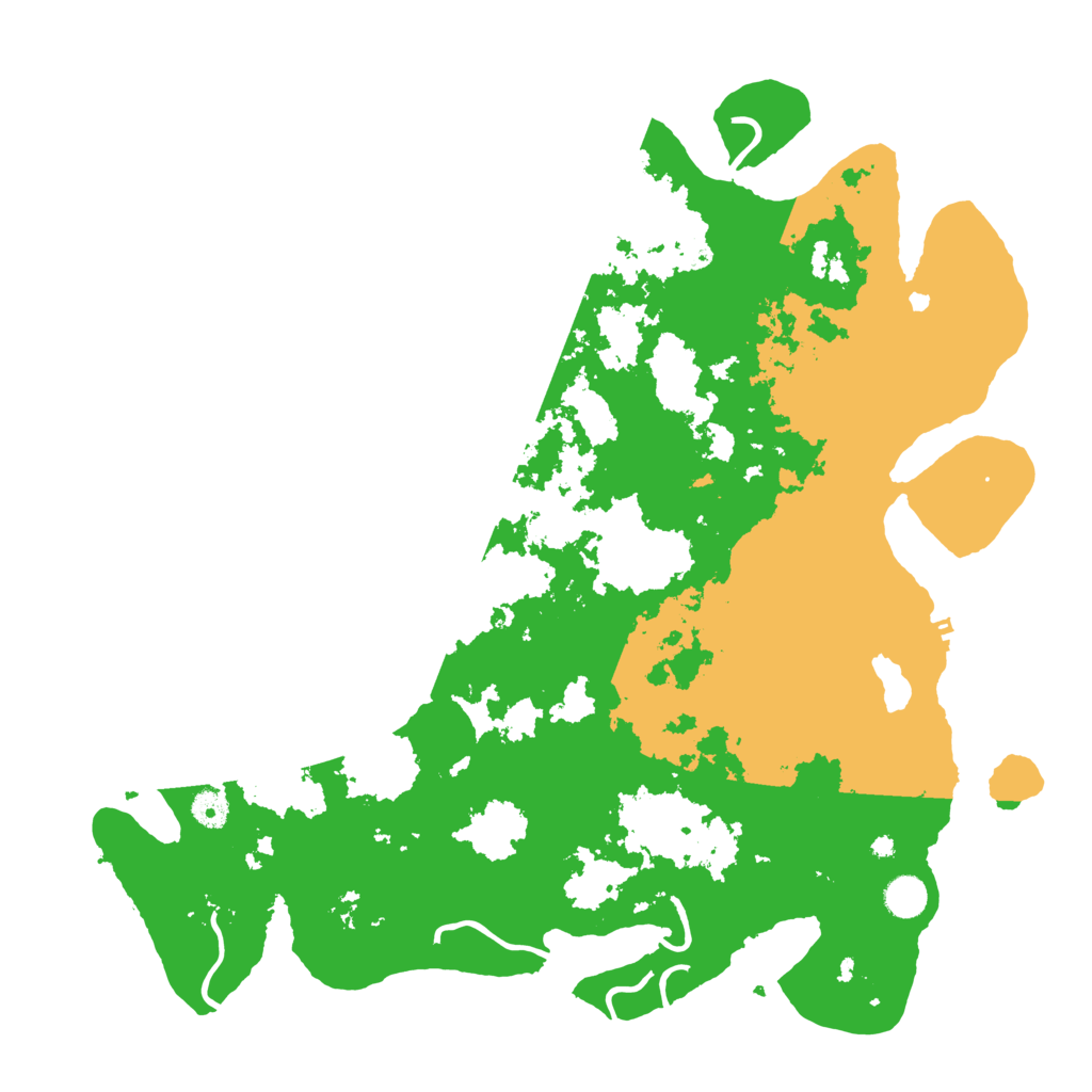 Biome Rust Map: Procedural Map, Size: 4500, Seed: 79306418