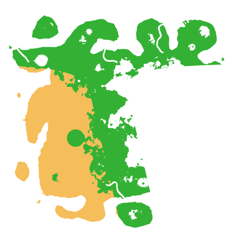 Biome Rust Map: Procedural Map, Size: 3700, Seed: 461987180