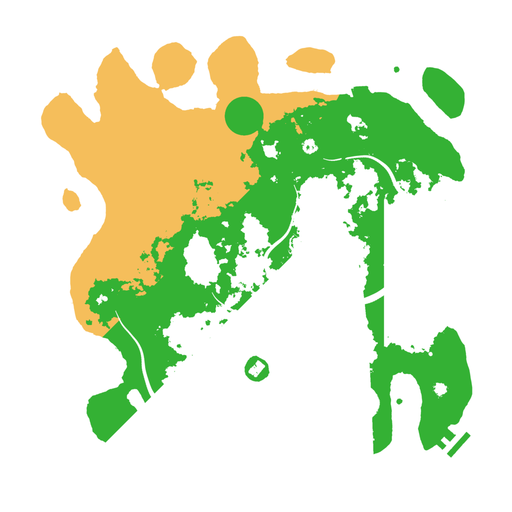 Biome Rust Map: Procedural Map, Size: 3500, Seed: 1214257976