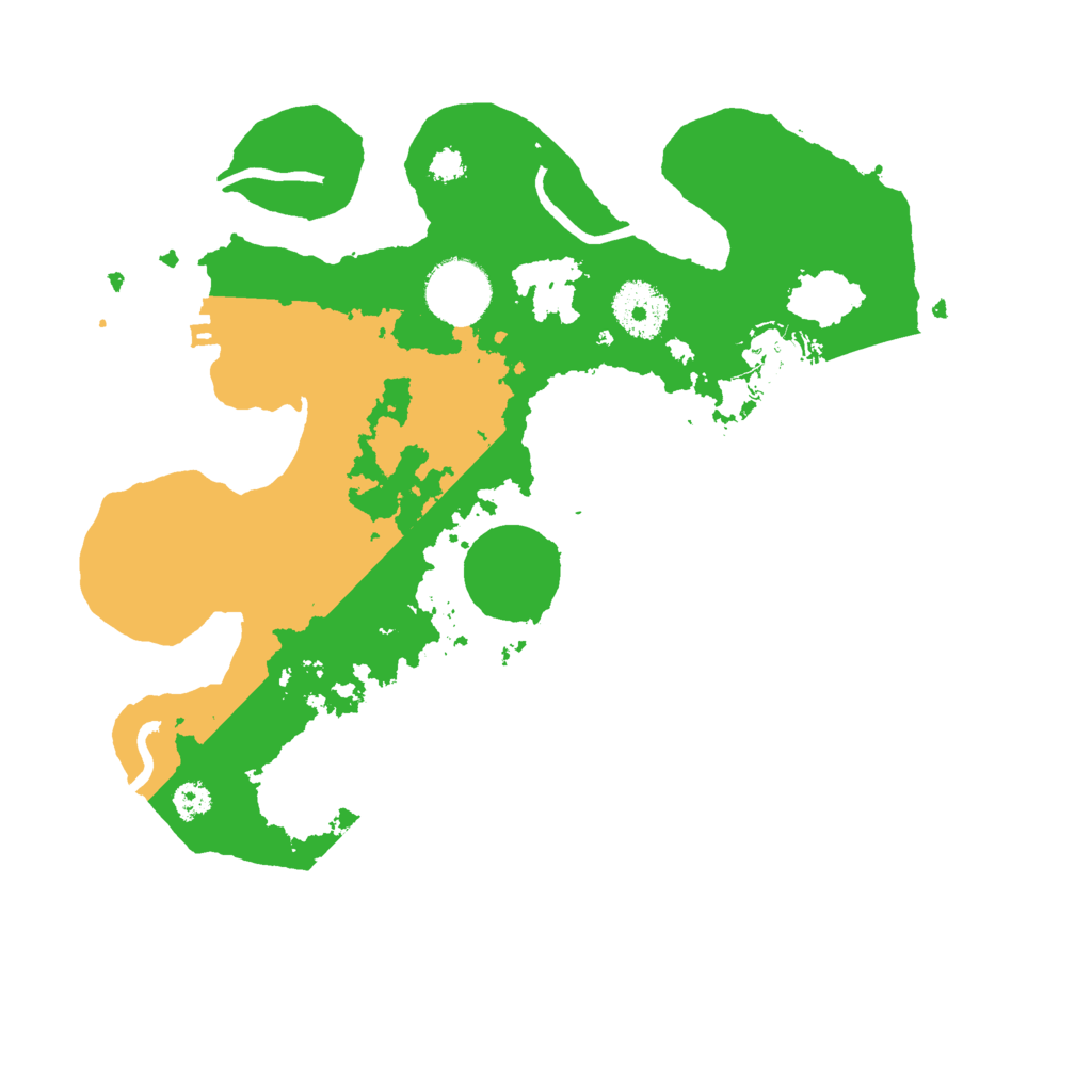 Biome Rust Map: Procedural Map, Size: 3000, Seed: 562613