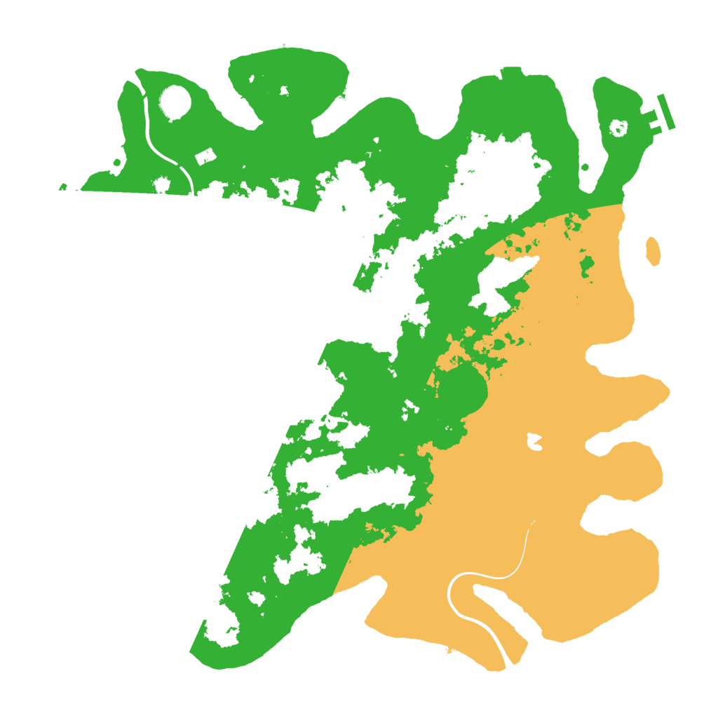 Biome Rust Map: Procedural Map, Size: 4000, Seed: 35879559