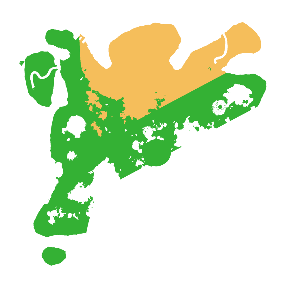 Biome Rust Map: Procedural Map, Size: 3000, Seed: 542647787