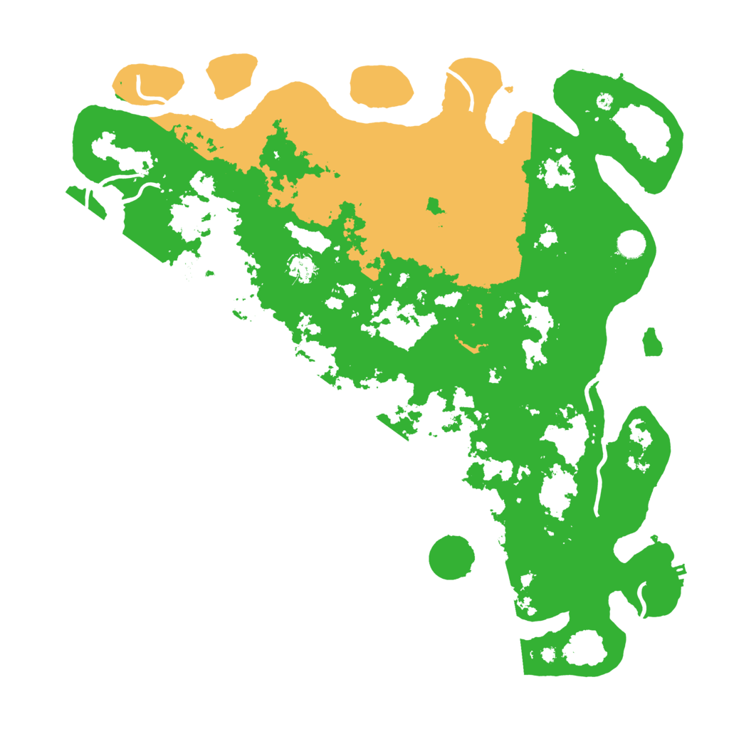 Biome Rust Map: Procedural Map, Size: 4500, Seed: 456921