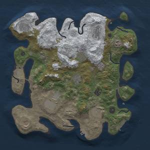 Thumbnail Rust Map: Procedural Map, Size: 3500, Seed: 1362223009, 20 Monuments