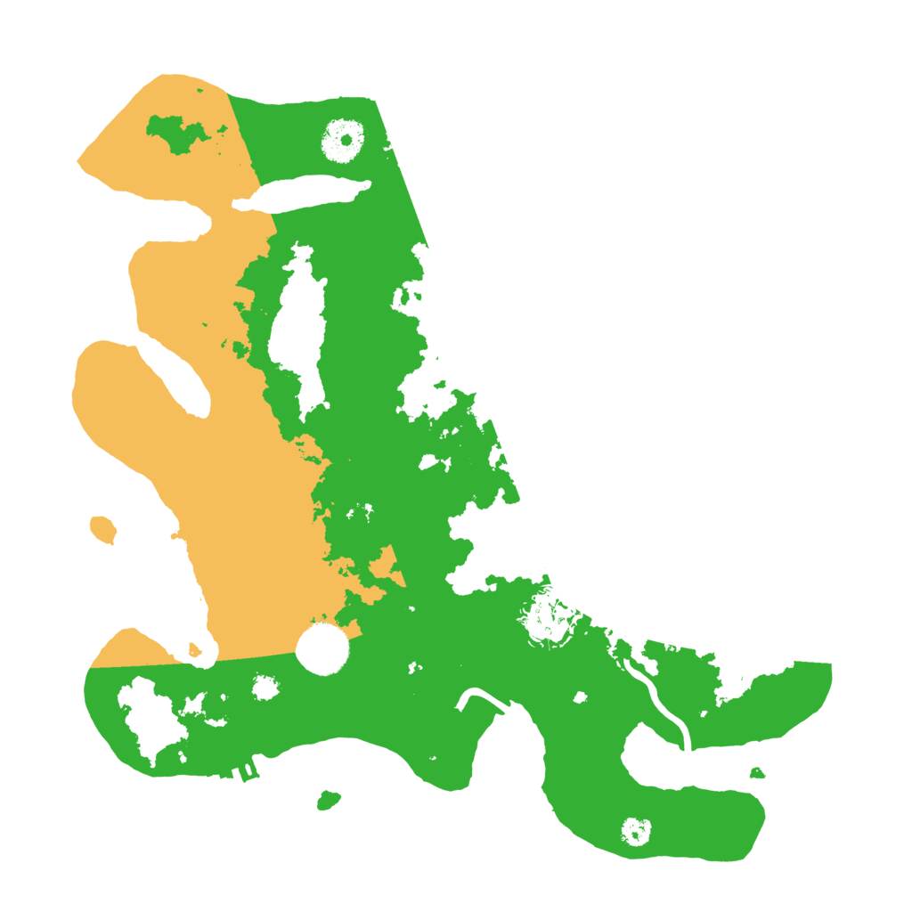 Biome Rust Map: Procedural Map, Size: 3200, Seed: 8121970